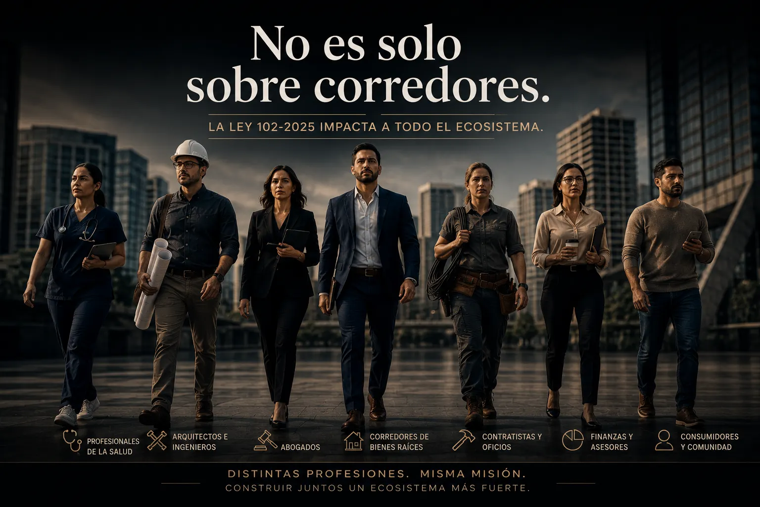 Profesionales de distintas industrias impactadas por la Ley 102-2025